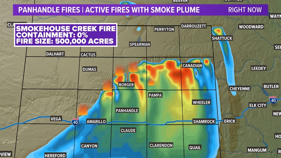 Texas wildfires weather forecast: Latest conditions Wednesday - Vimarsana News