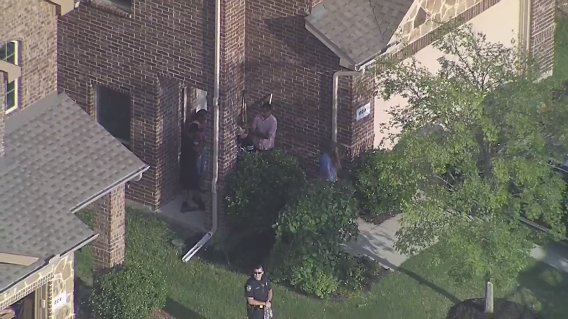 Raw footage of emergency crews at the scene where a small plane crashed into a McKinney home.