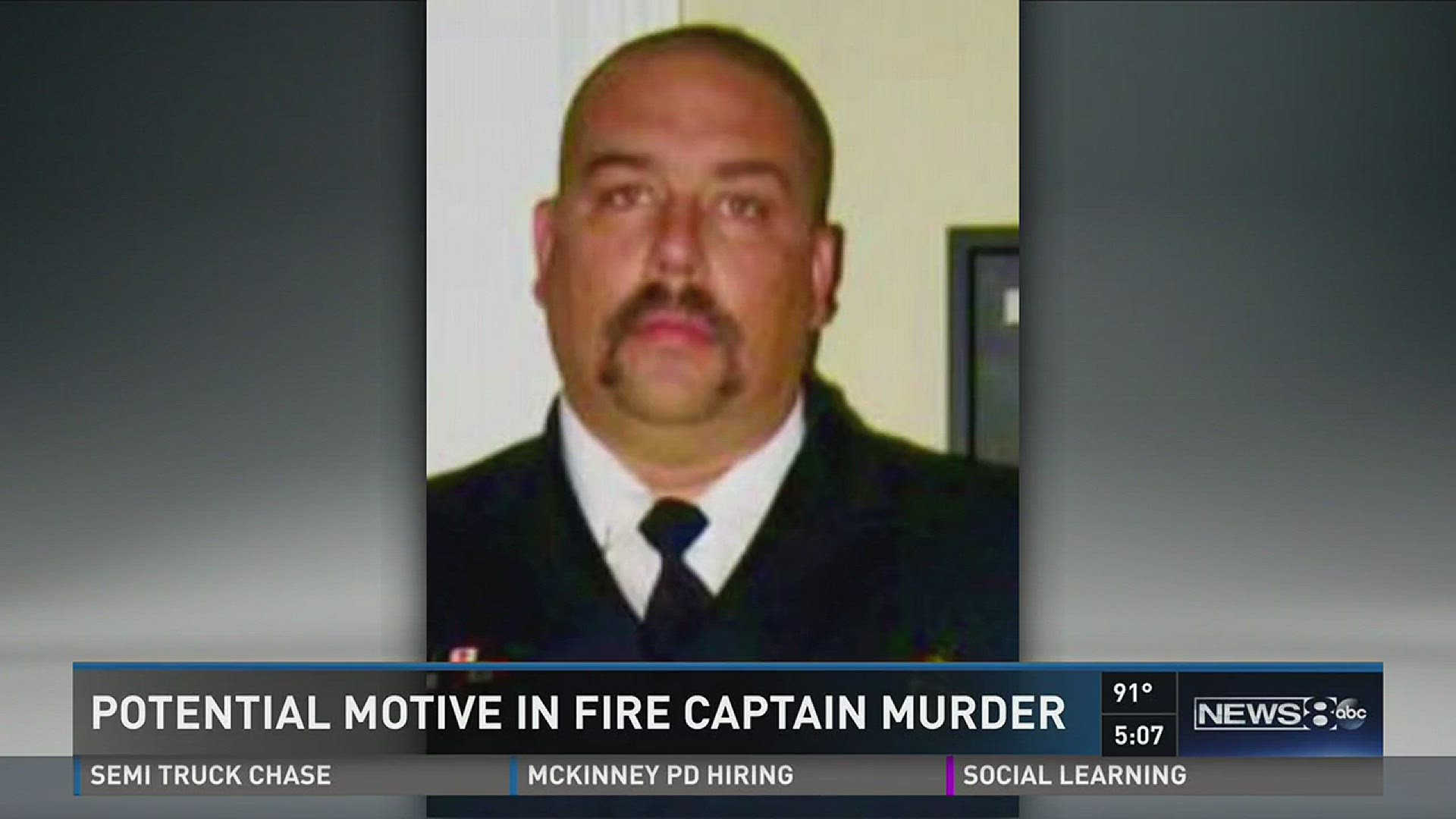 Potential Motive in Fire Captain Murder
