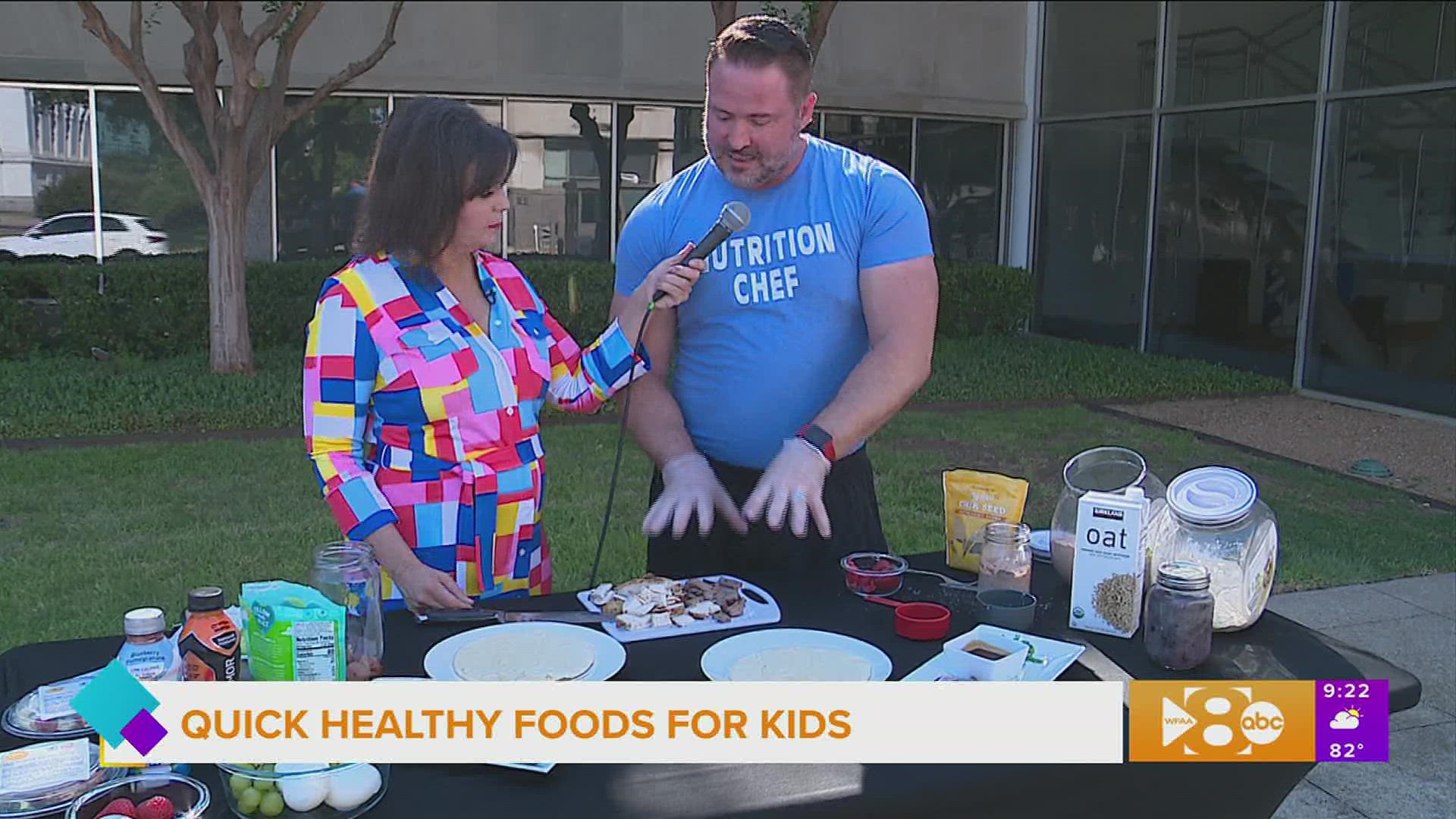 How you can whip up meals in minutes for the kids, that are delicious and nutritious.