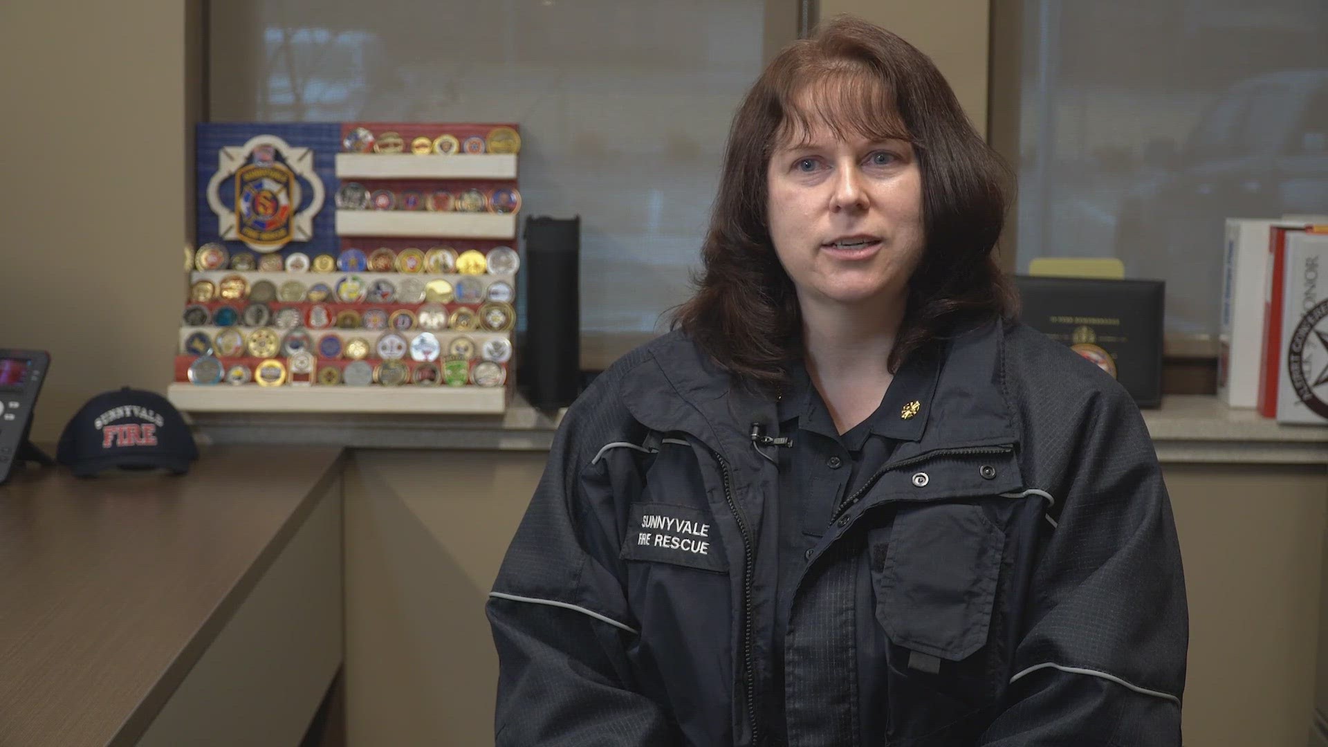 Sunnyvale Fire Chief Tami Kayea is one of only a few female fire chiefs in all of Texas.