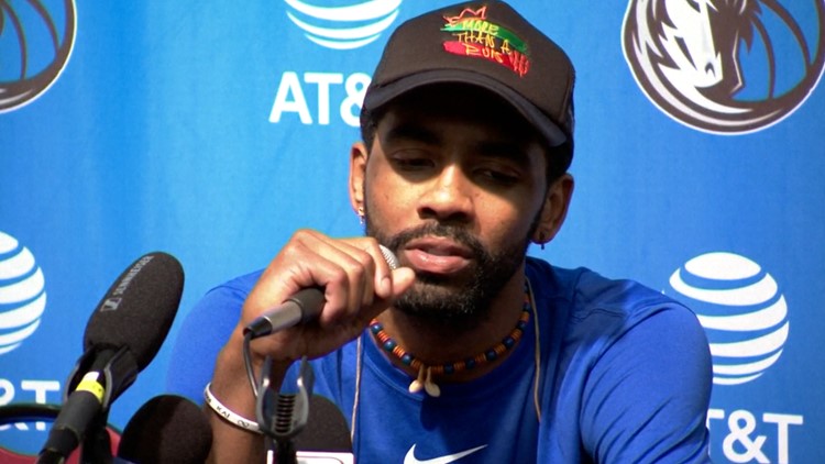 All-Star guard Kyrie Irving talks for first time since trade to Mavs