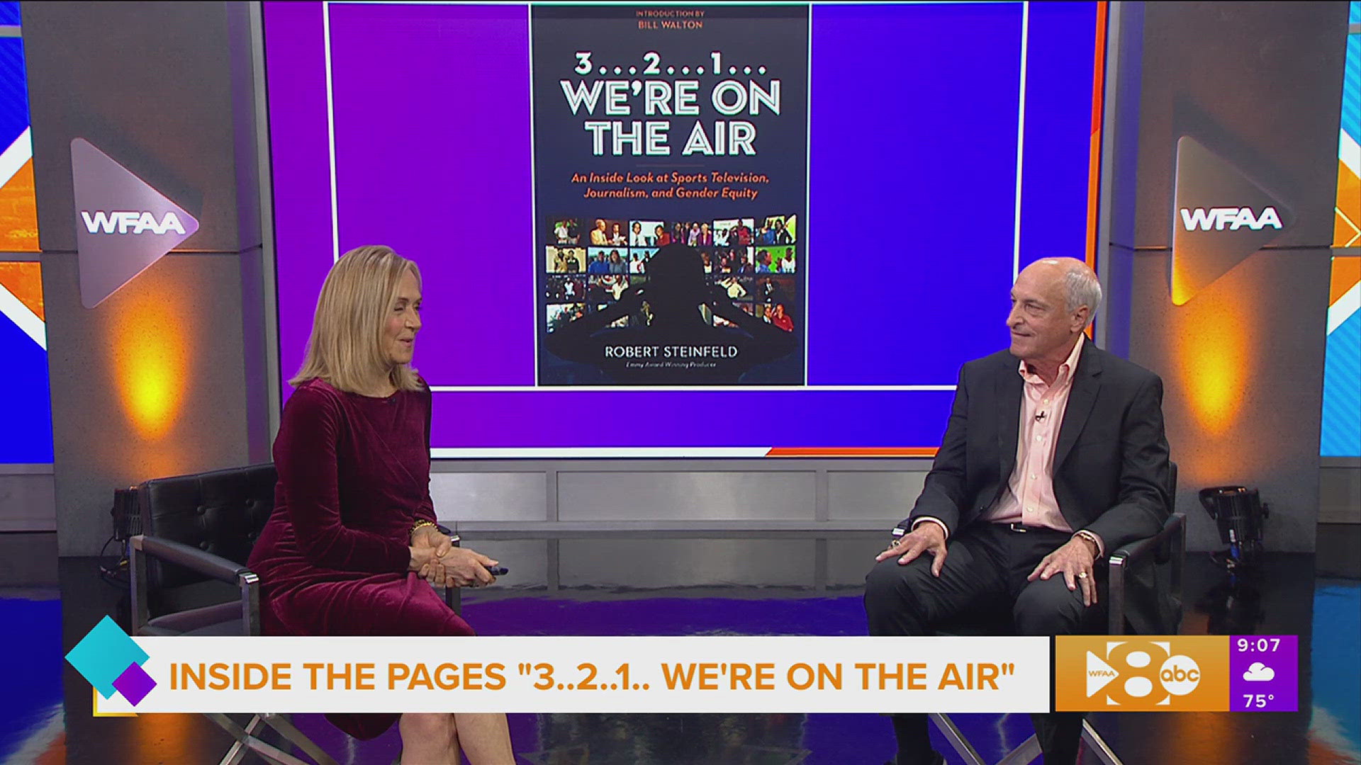 10 time Emmy Award winning sports producer Robert Steinfeld of Dallas takes us into the pages of “3…2…1.. We’re on the Air!"