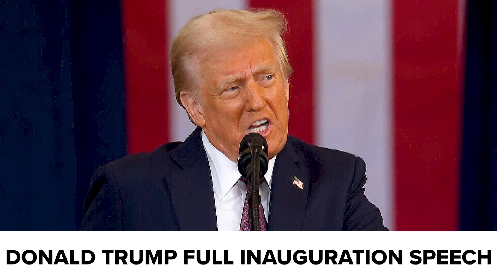 The second inauguration of Donald Trump happened on Jan. 20, 2025. Watch his full speech here.