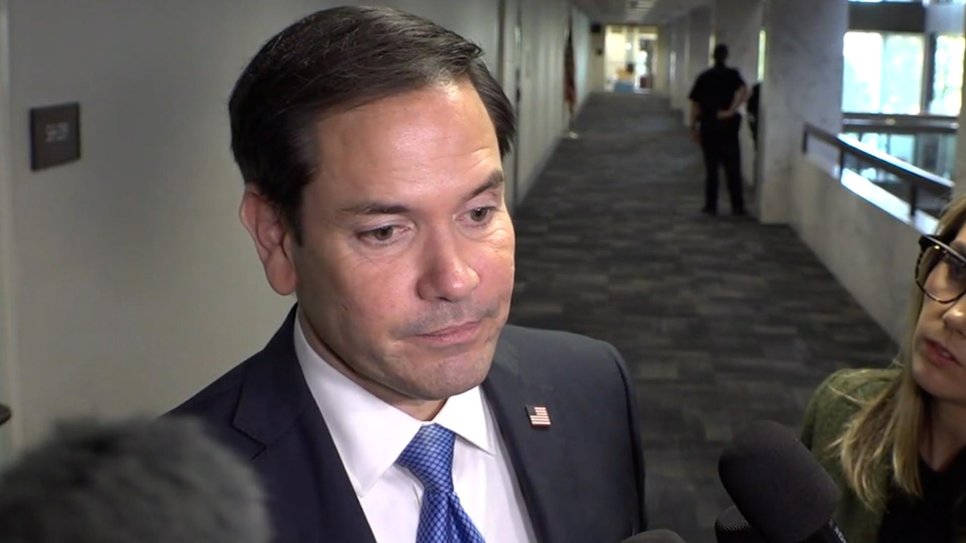 Sen. Marco Rubio spoke to reporters about Donald Trump appointing him as Secretary of State.