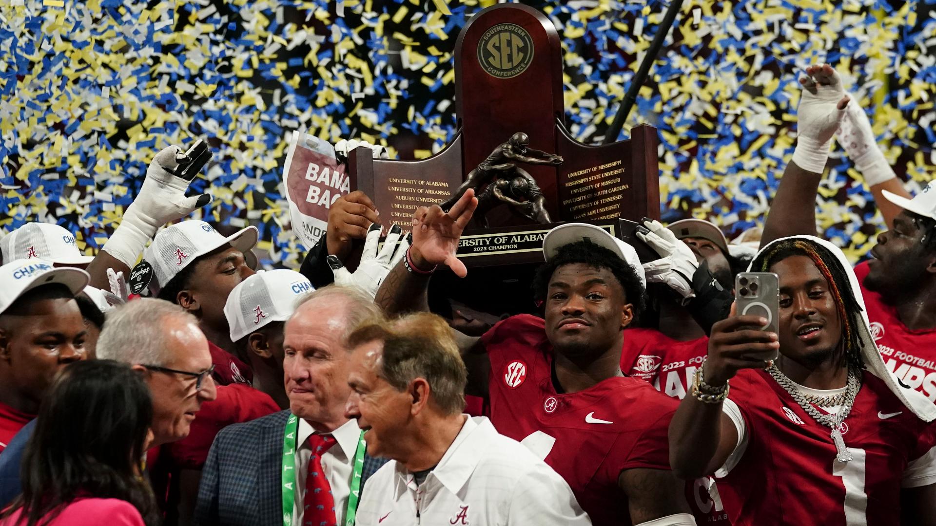 WFAA asked Paul Finebaum, Greg McElroy and other media members for their SEC Championship predictions.