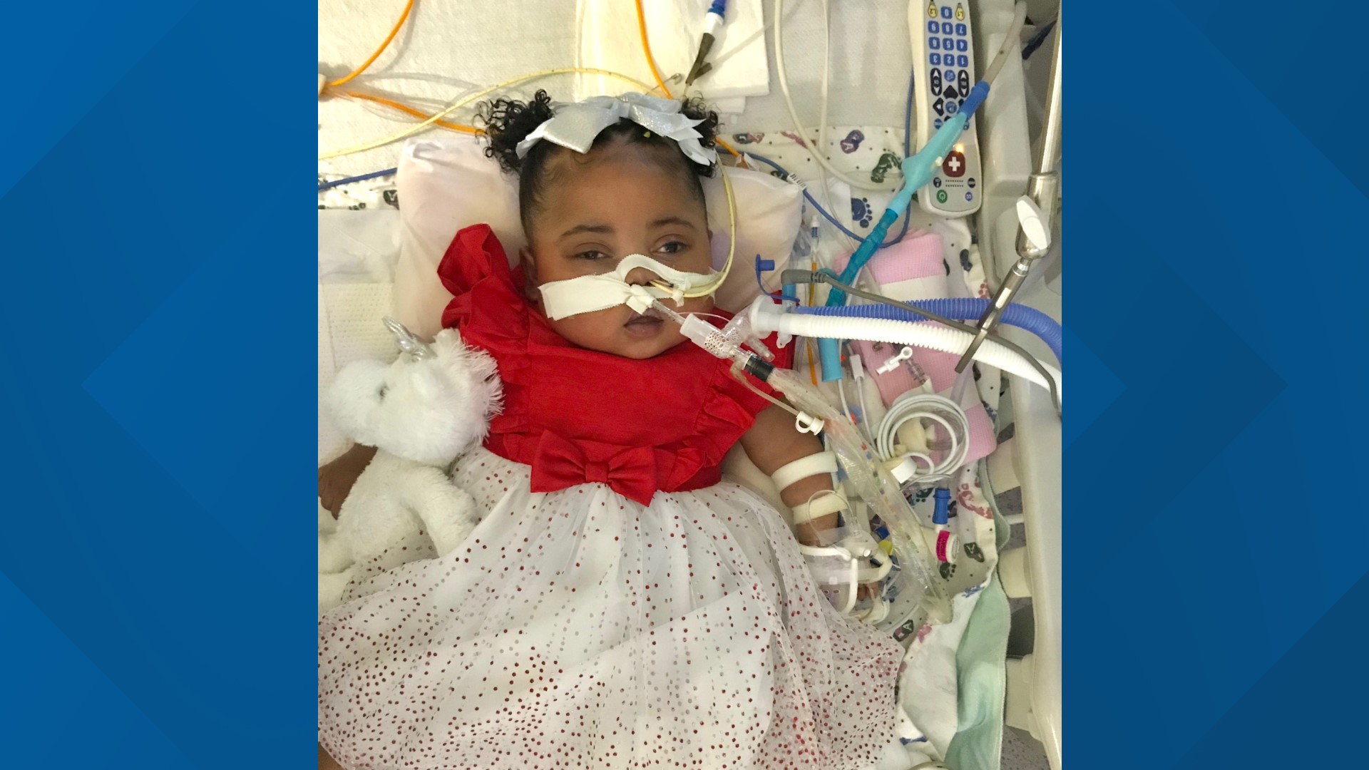 Tinslee Lewis, 11 months, has been on life-sustaining machines for the majority of her life, but Cook Children's doctors say treatment is now causing the baby pain