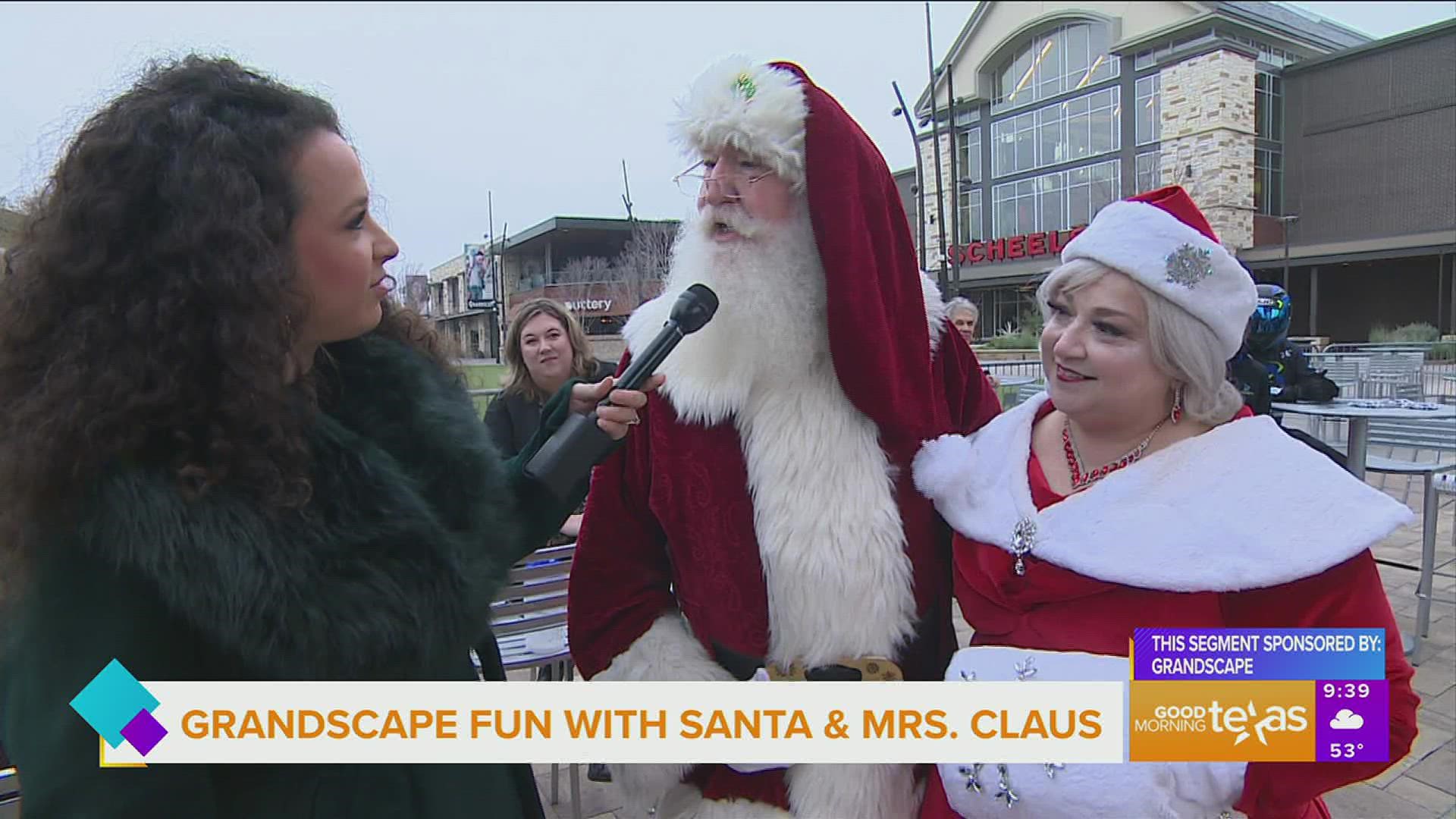 Santa & Mrs. Claus stop by Grandscape to talk about their hopes for this holiday season. This segment is sponsored by Grandscape. Go to grandscape.com for more info.