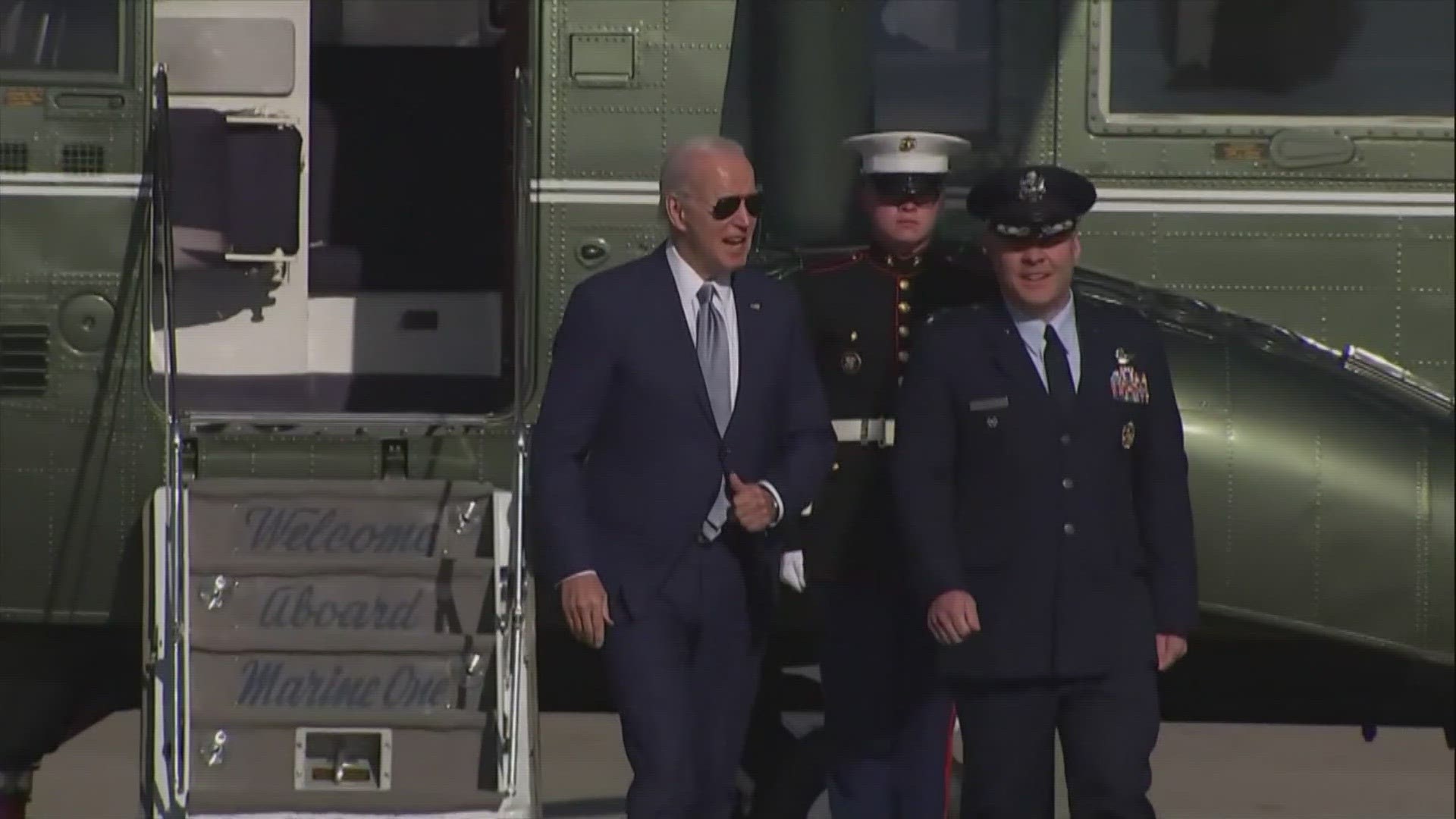 President Joe Biden visited Las Vegas after the UNLV campus shooting.