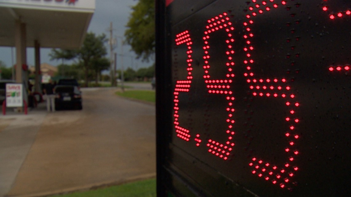 Gas prices in Dallas drop to below 3 per gallon