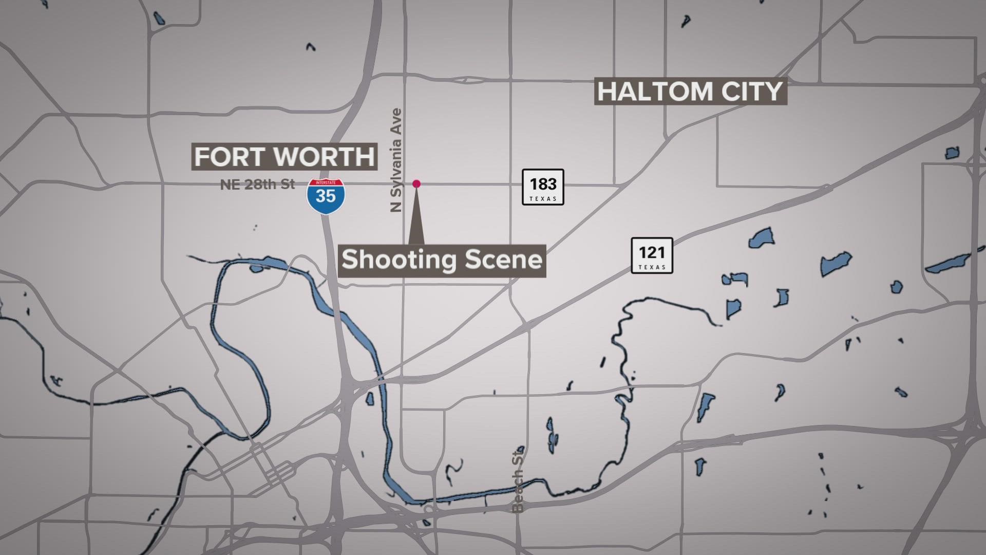 Haltom City Officers say they tried to stop the suspect in their city, but the chase led to Forth Worth. The suspect allegedly got out the vehicle with a weapon.