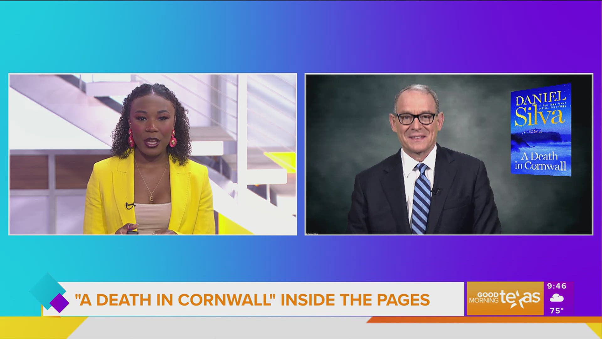 New York Times Best Selling Author Daniel Silva takes us inside the pages of his new book "A Death in Cornwall".