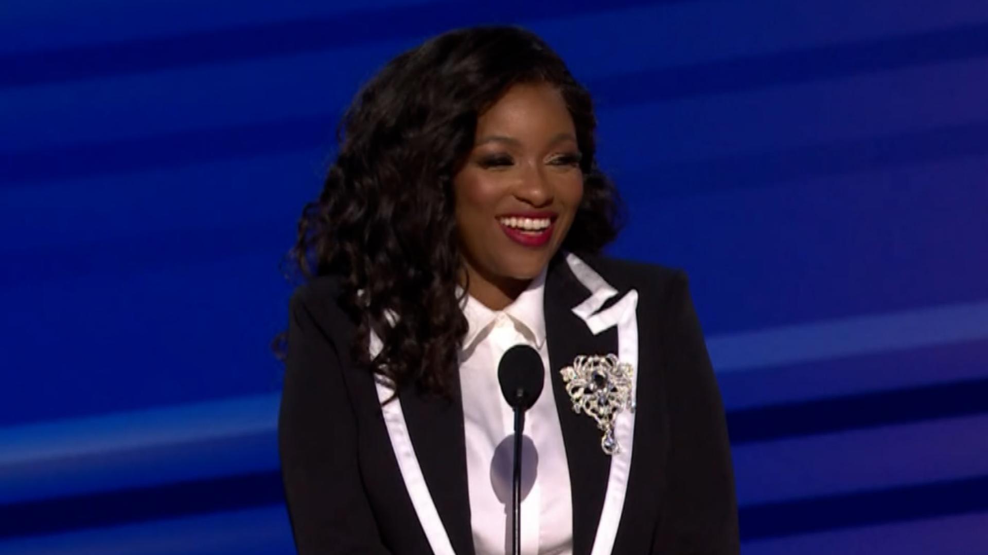 Texas Rep. Jasmine Crockett delivered a full speech on day one of the 2024 Democratic National Convention in Chicago, Illinois.