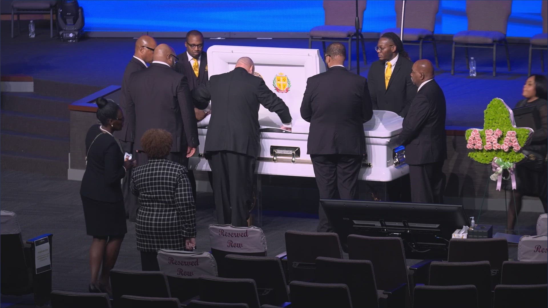 The wake for the late Congresswoman Eddie Bernice Johnson is set to take place Monday night.
