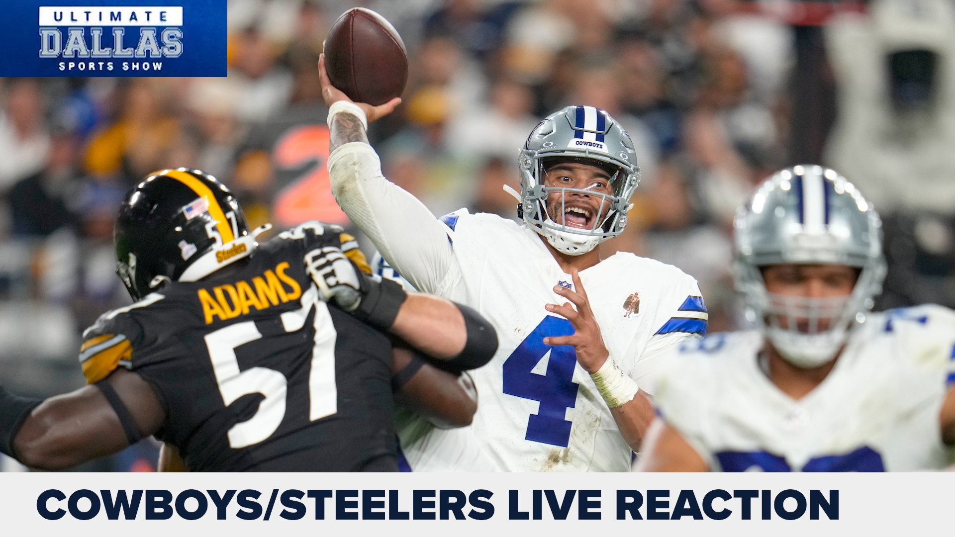 The Dallas Cowboys' game against the Steelers was delayed due to inclement weather - the Ultimate Dallas Sports Show breaks down the early stages of the game.