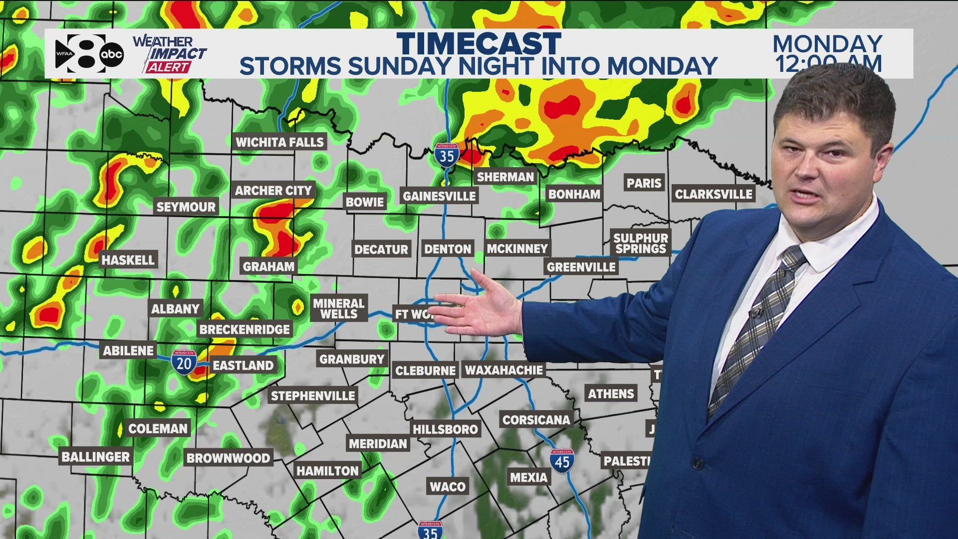 Monday is a Weather Alert Day for WFAA. Here's a look at what to expect and how to stay weather aware.