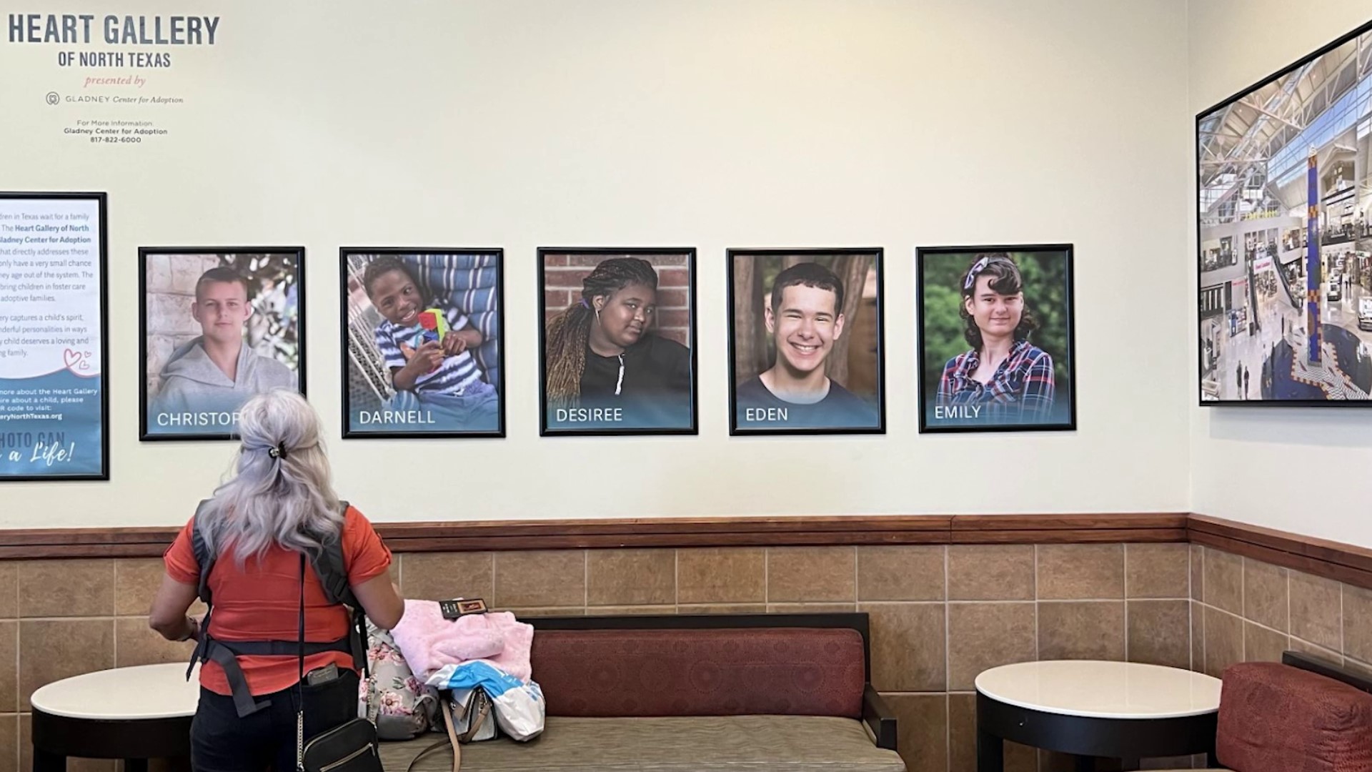 Many of displays are of children who have been featured in WFAA's Wednesday’s Child reports. Teens like 16-year-old Jaydan, who has been in foster care for 10 years.