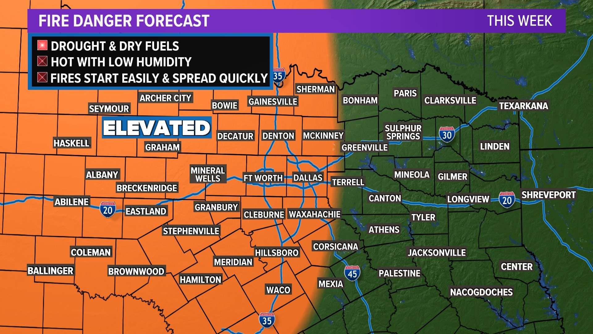 DallasFort Worth weather Here's the latest forecast