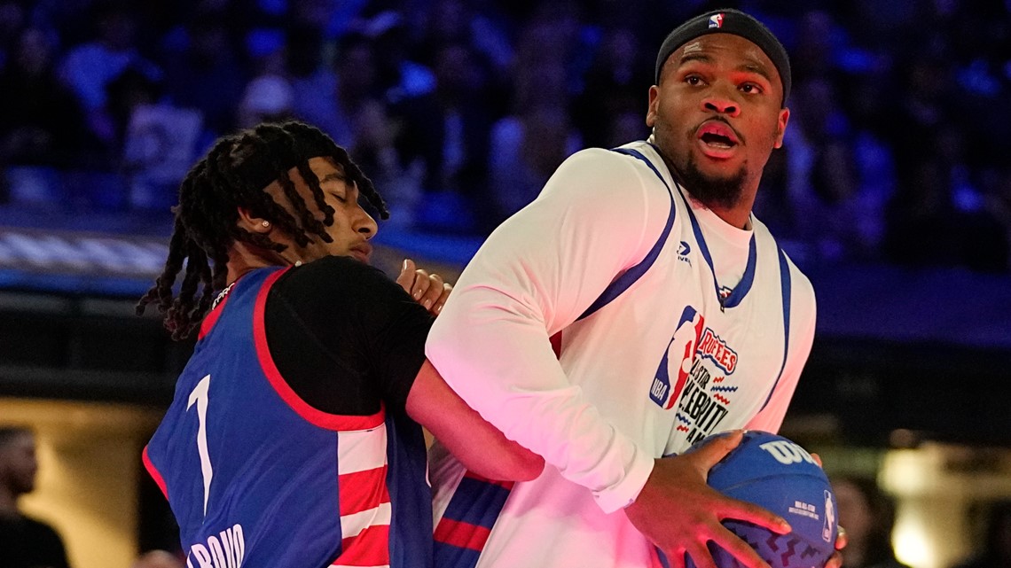 Micah Parsons wins MVP in NBA All-Star Celebrity Game | wfaa.com
