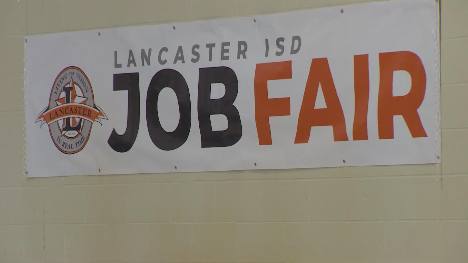 Some teachers are finding on-the-spot offers at job fairs this week.