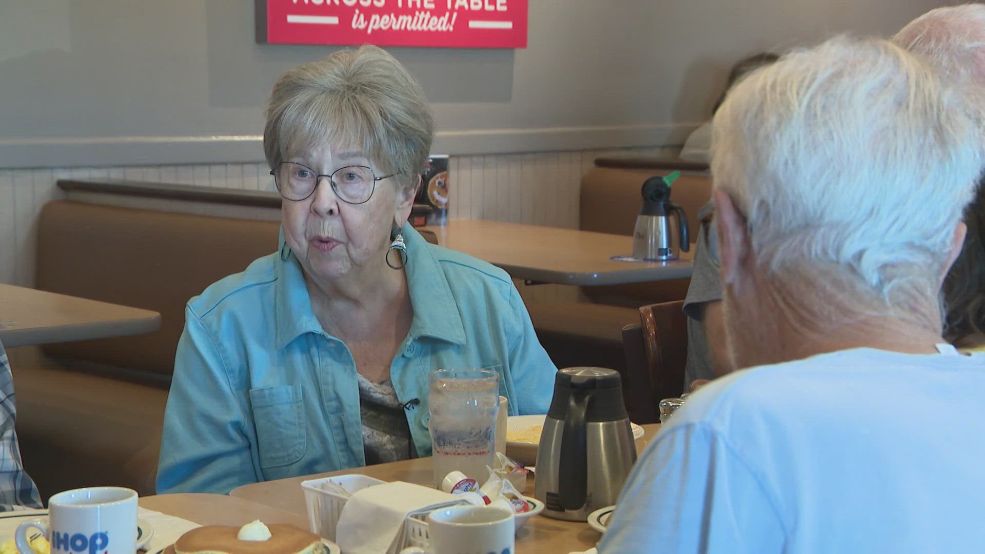 The group visits IHOP every week.