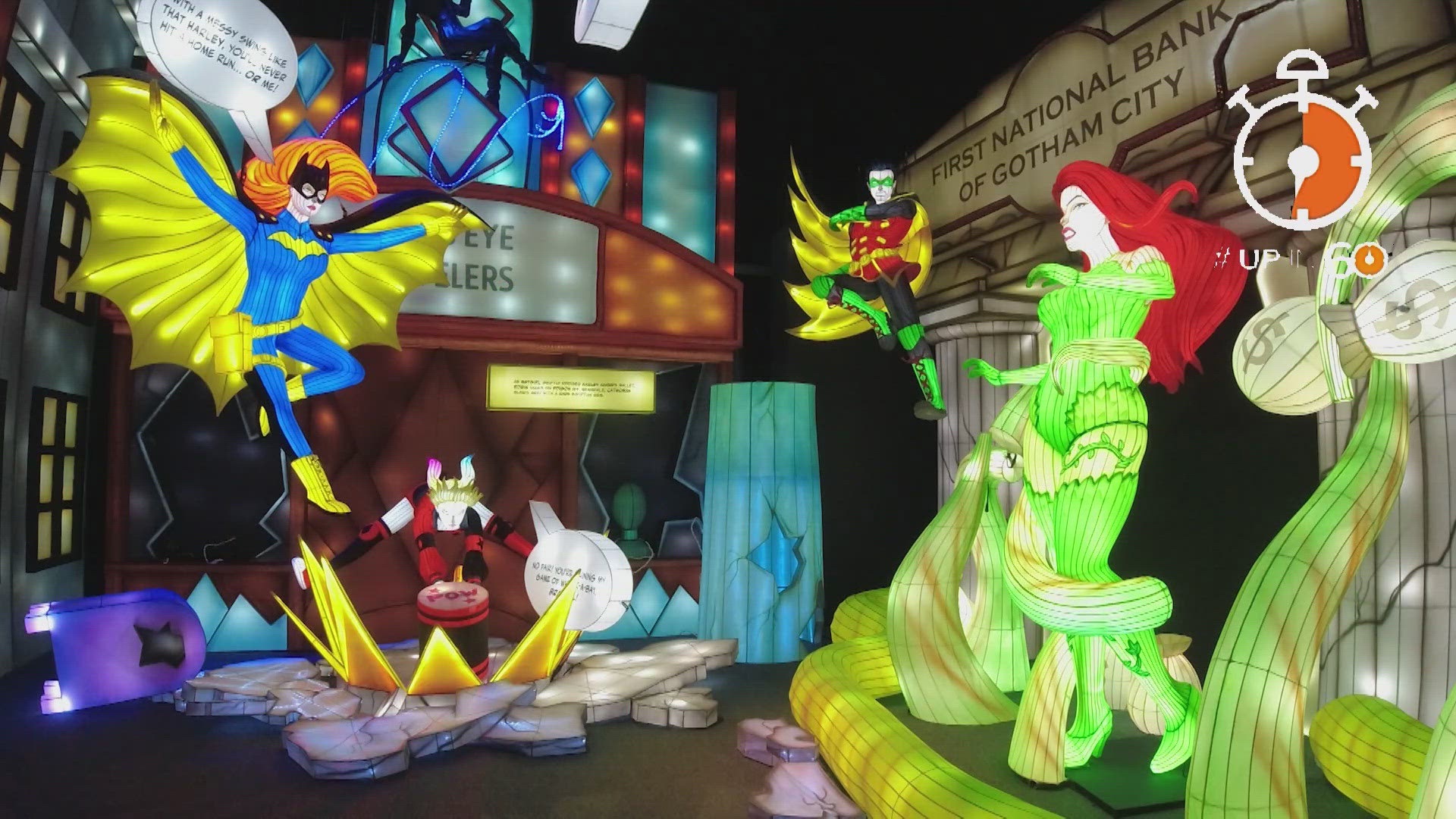 WFAA's Sean Giggy shows you "Universe of Light," a DC-themed experience at Gaylord Texan. 