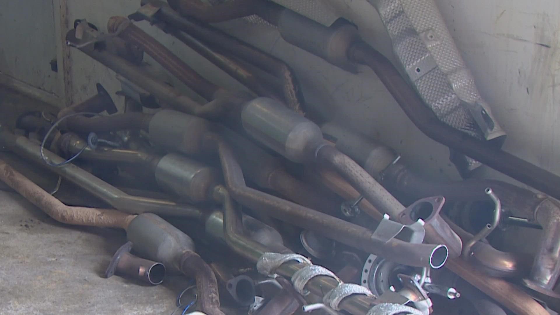 Police hope to educate drivers about how to deter thieves after their catalytic converters.