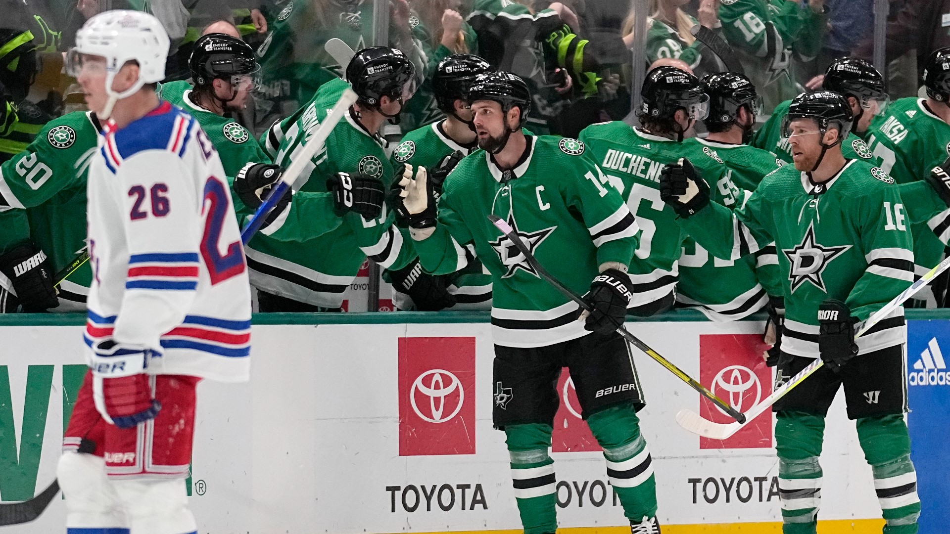 Dallas Stars score vs. New York Rangers
