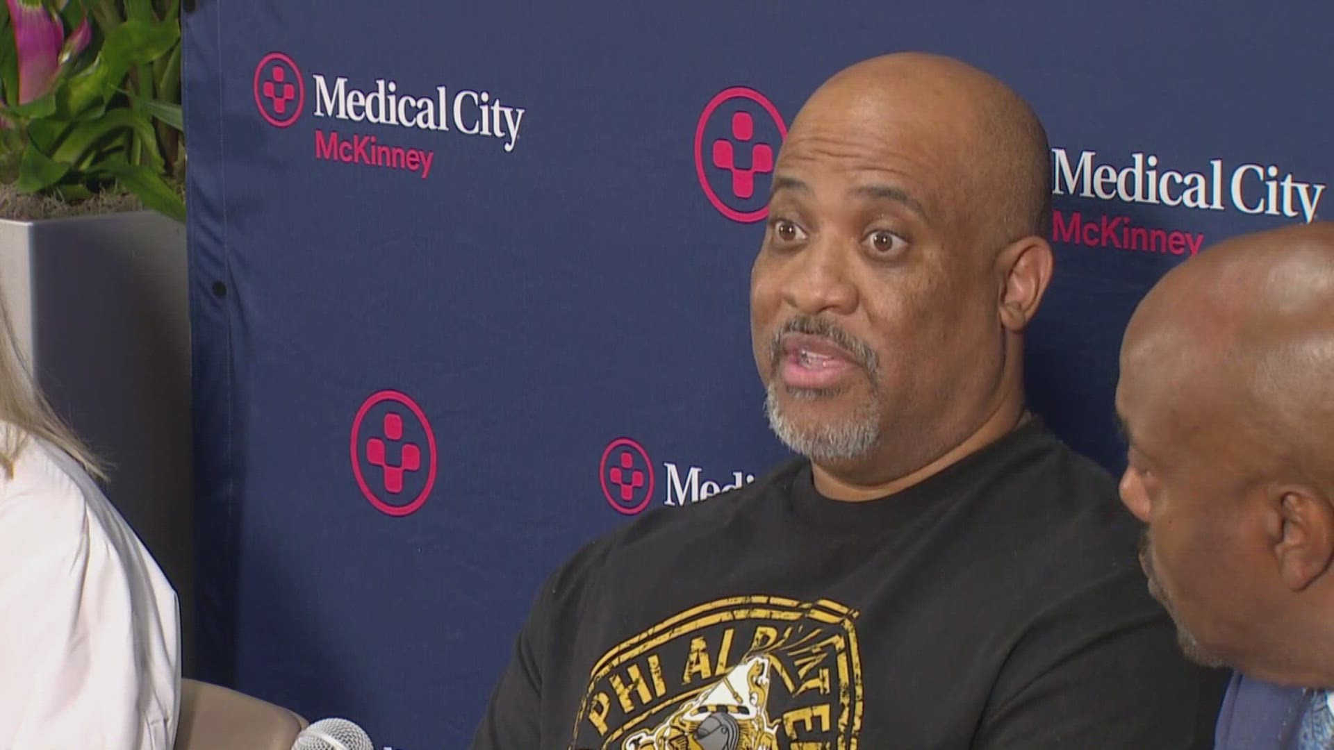 Irvin Walker was one of the first victims of the Allen outlet mall shooting on May 6, 2023. He survived and told his story of recovery at Medical City McKinney.