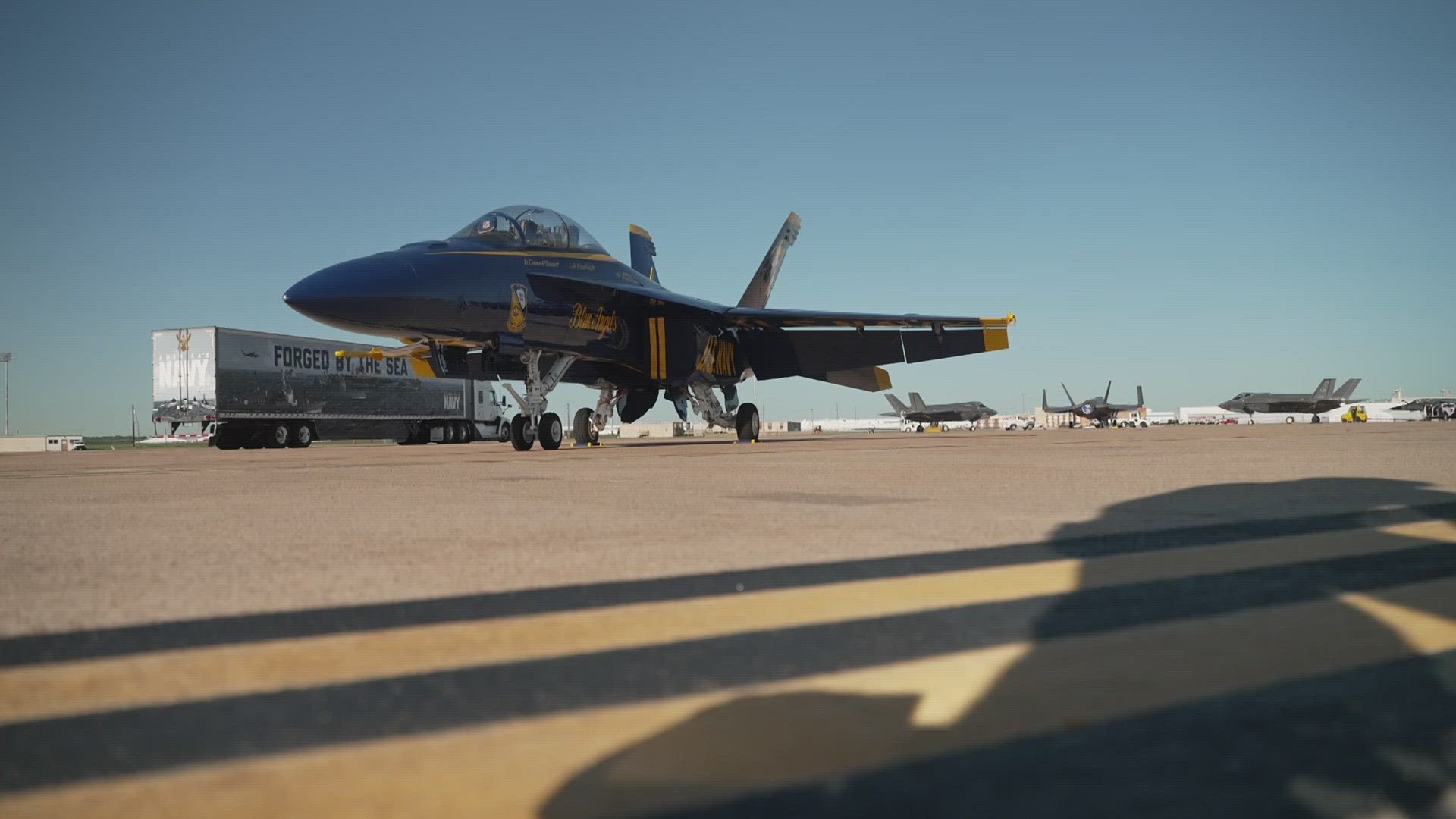 The last time the Blue Angels came to North Texas, it was to show support for first-responders during the pandemic.