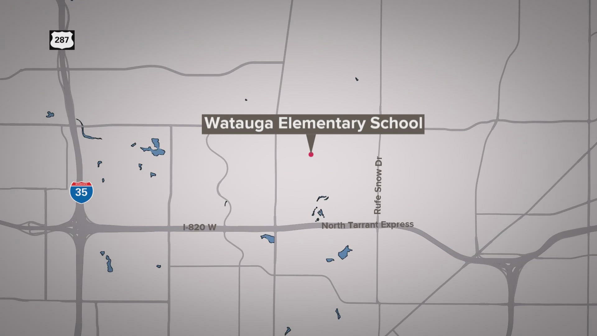 Watauga Elementary School was quickly cleared for students and staff to return.