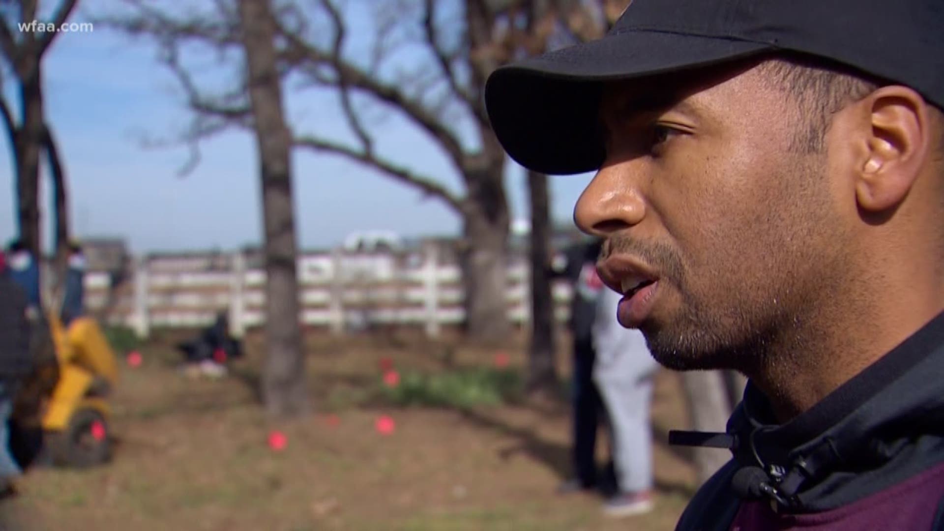A group of volunteers in Irving honored the Rev. Dr. Martin Luther King, Jr. Monday.