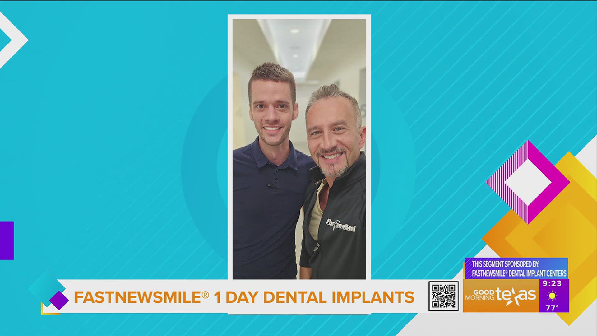 This segment is sponsored by: FastNewSmile® 1 Day Dental Implants