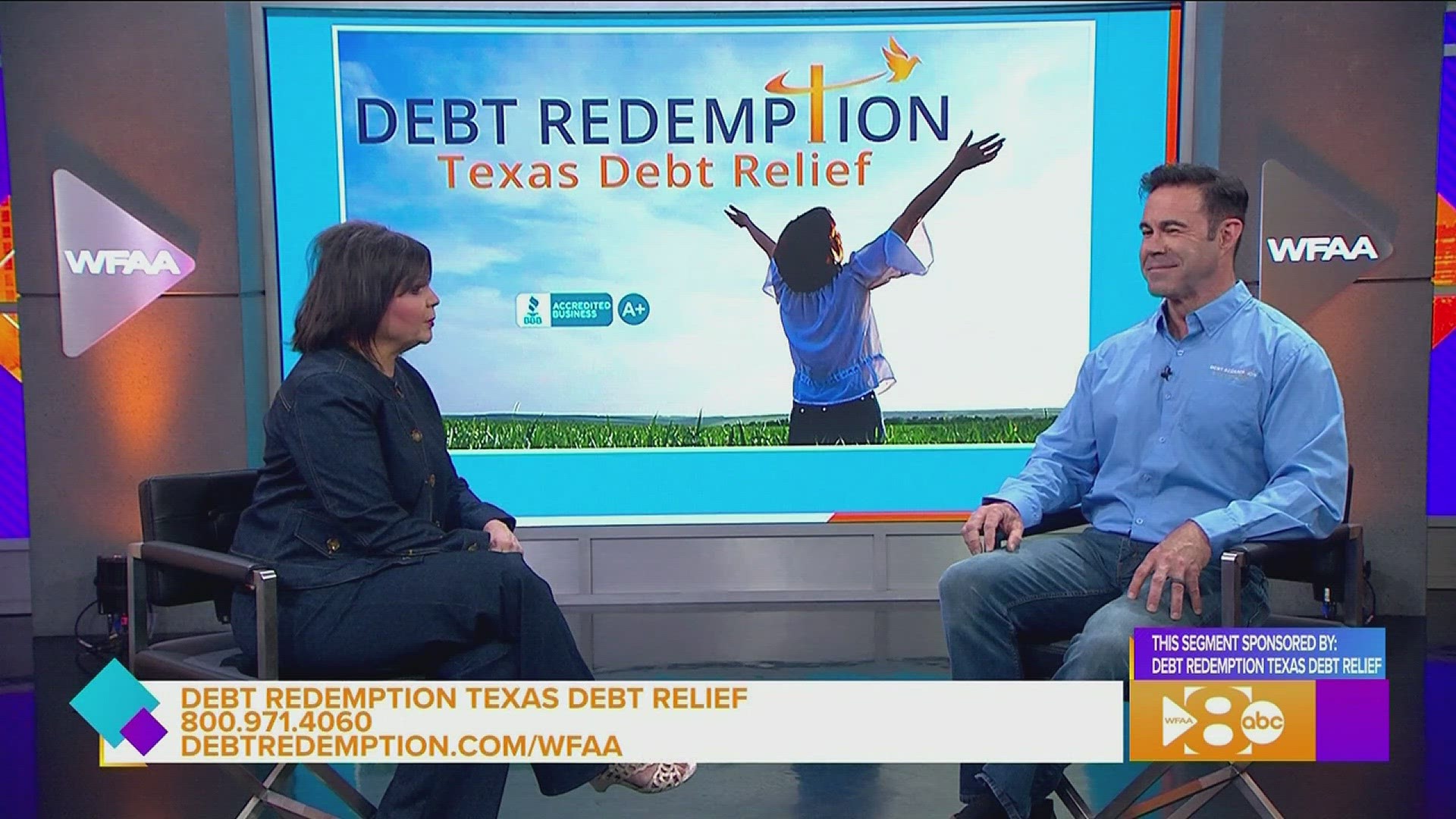 This segment is sponsored by: Debt Redemption Texas Debt Relief