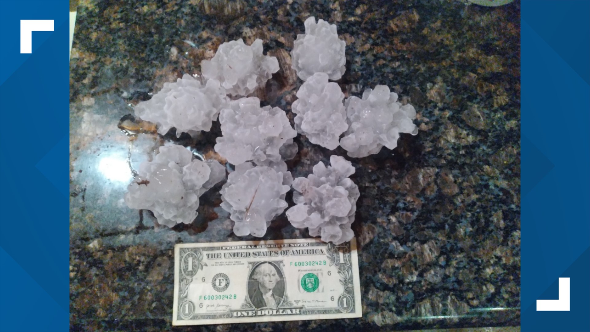 Golf ball-size hail and high winds hit North Texas Monday night | wfaa.com