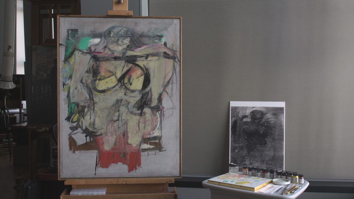 $160 million De Kooning painting finally returning to display after being stolen in 1985