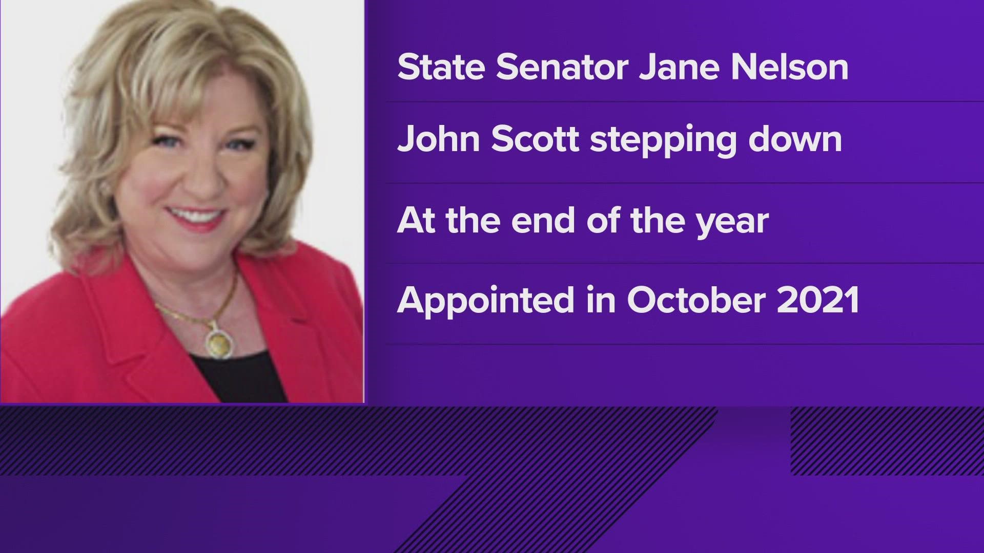 Texas Secretary of State John Scott announced Monday that he will resign from office at the end of the year to return to his private legal practice.