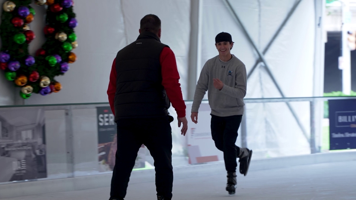 Cold snap brings skaters back to ice rinks across North Texas