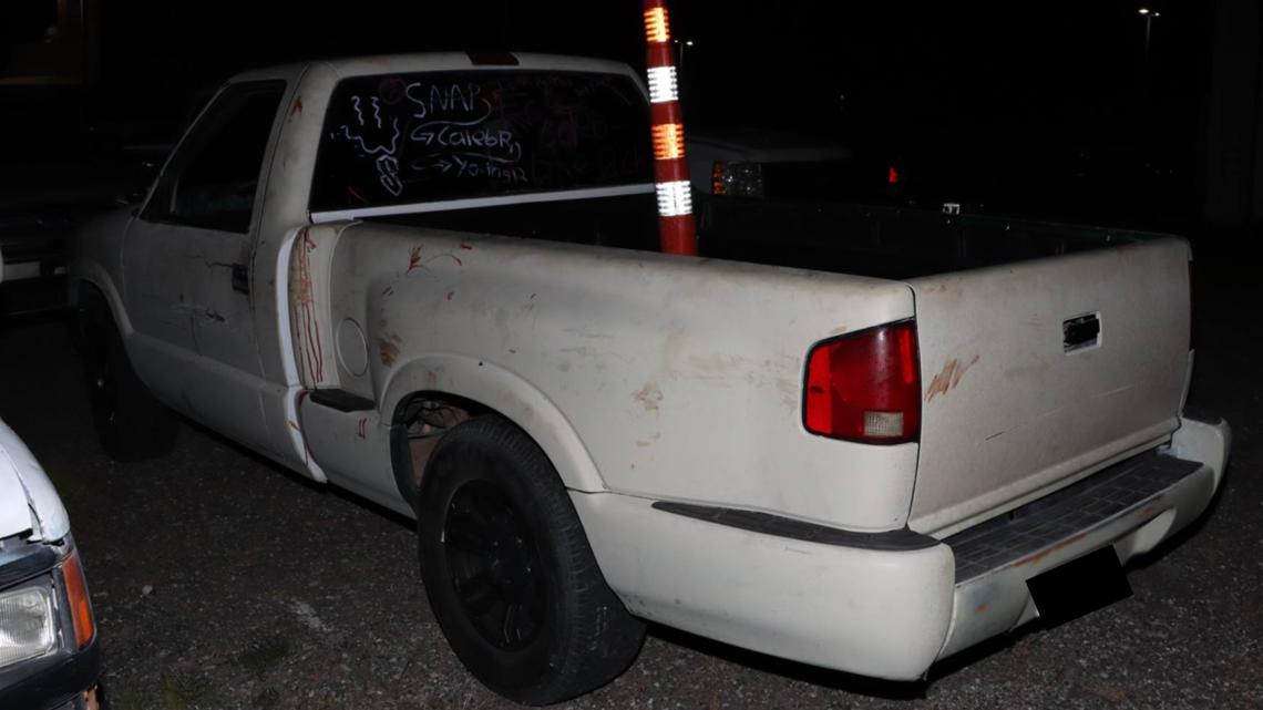 Tarrant County suspect and truck covered in dried blood – WFAA.com