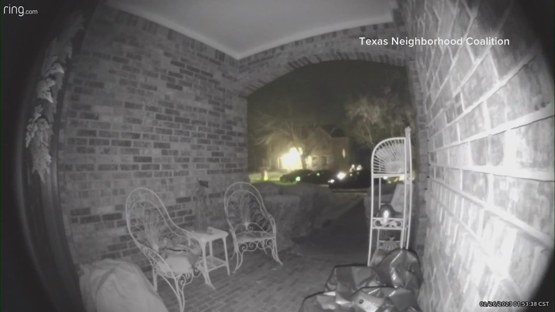Doorbell camera captures gunshots fired outside party  at short-term rental in Plano, stray bullet flies through family’s home