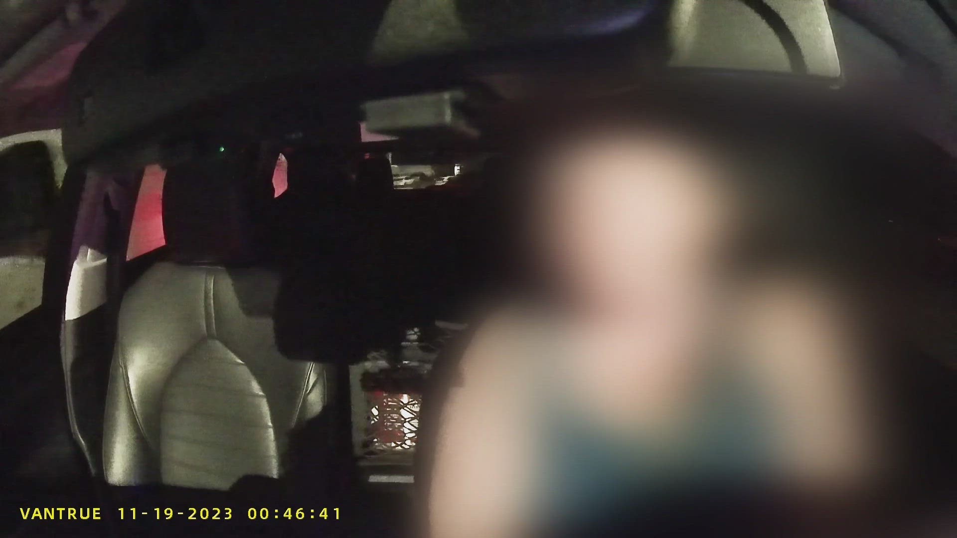 Dashcam video shows the Fort Worth passenger threatening to hit the driver