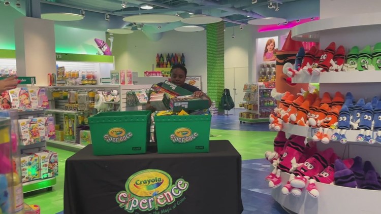 Two North Texas teachers picked for Crayola speed round shopping spree