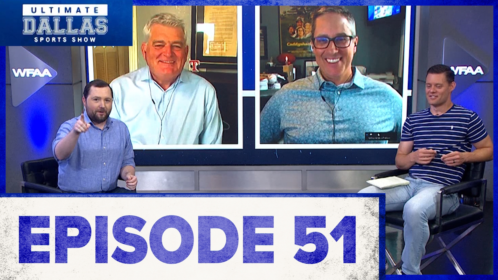 John Rhadigan and Jeff Wilson join Mike Leslie and Andrew Cely on the Ultimate Dallas Sports Show to break down the Texas Rangers' recent surge and new MLB rules.