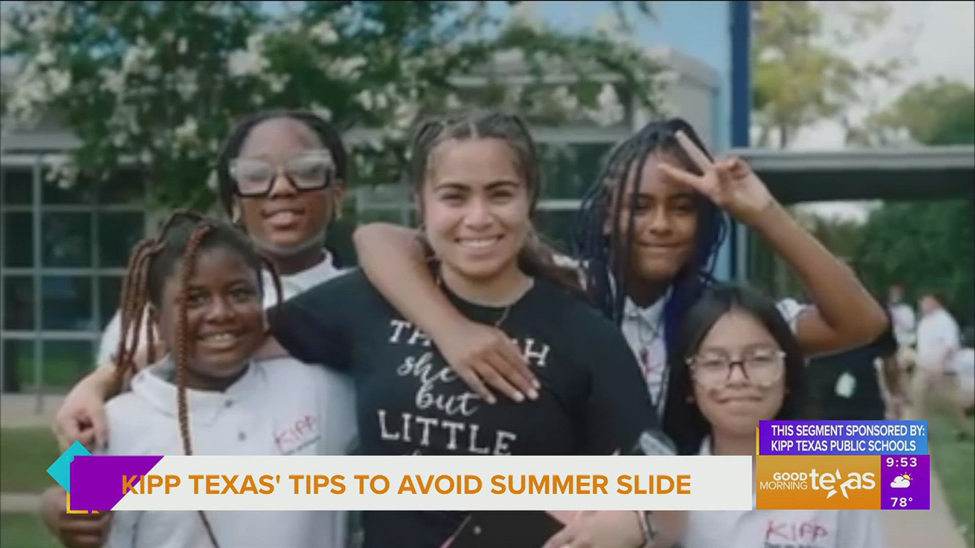 This segment is sponsored by KIPP Texas Public Schools.