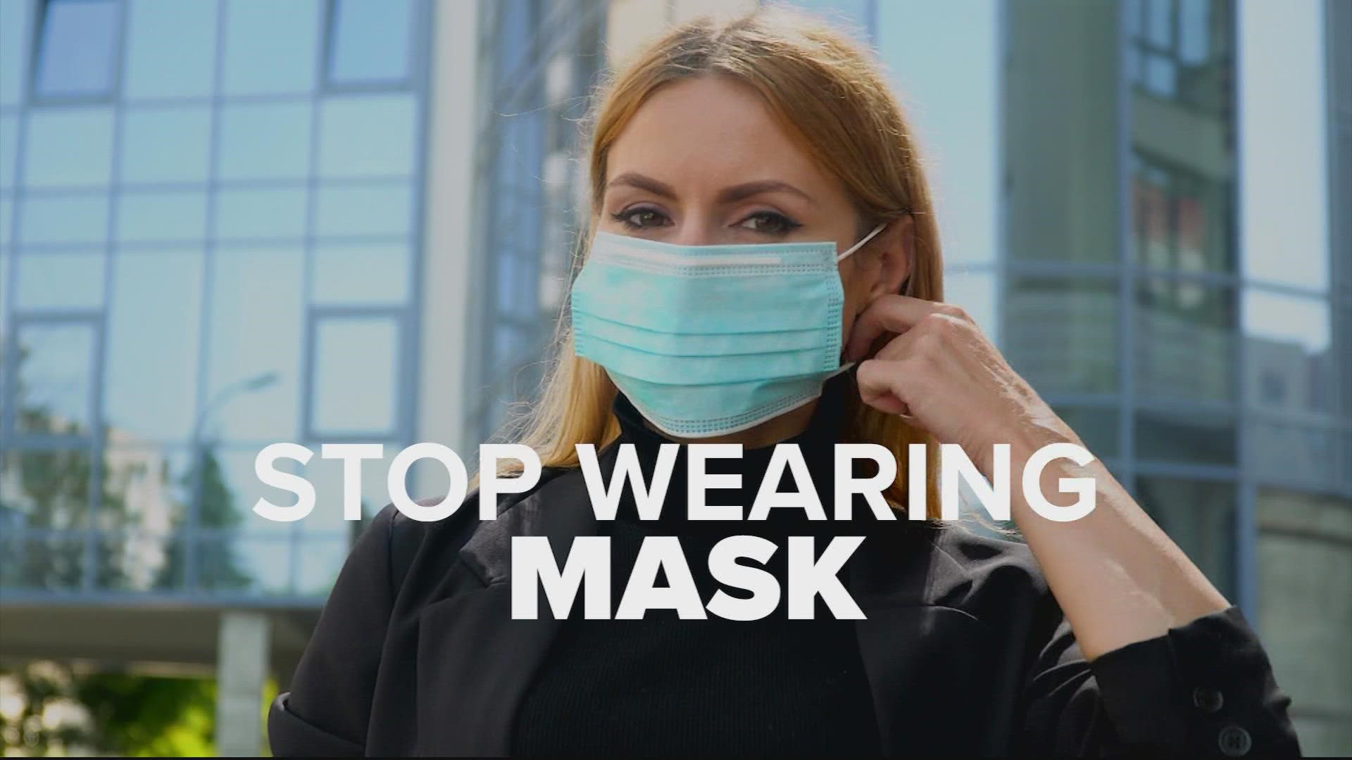 The agency is still advising that people, including schoolchildren, wear masks where the risk of COVID is high. That's the situation for about 28% of Americans.