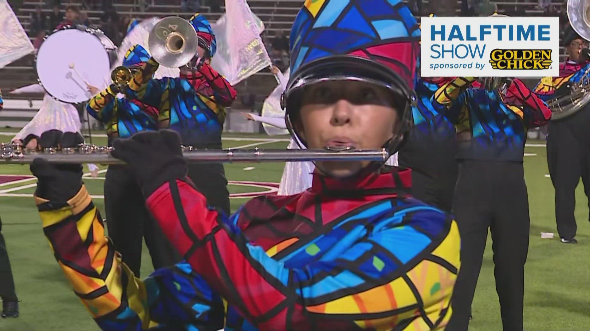 Watch the Rowlett High School Marching Band's halftime performance from November 7, 2024.