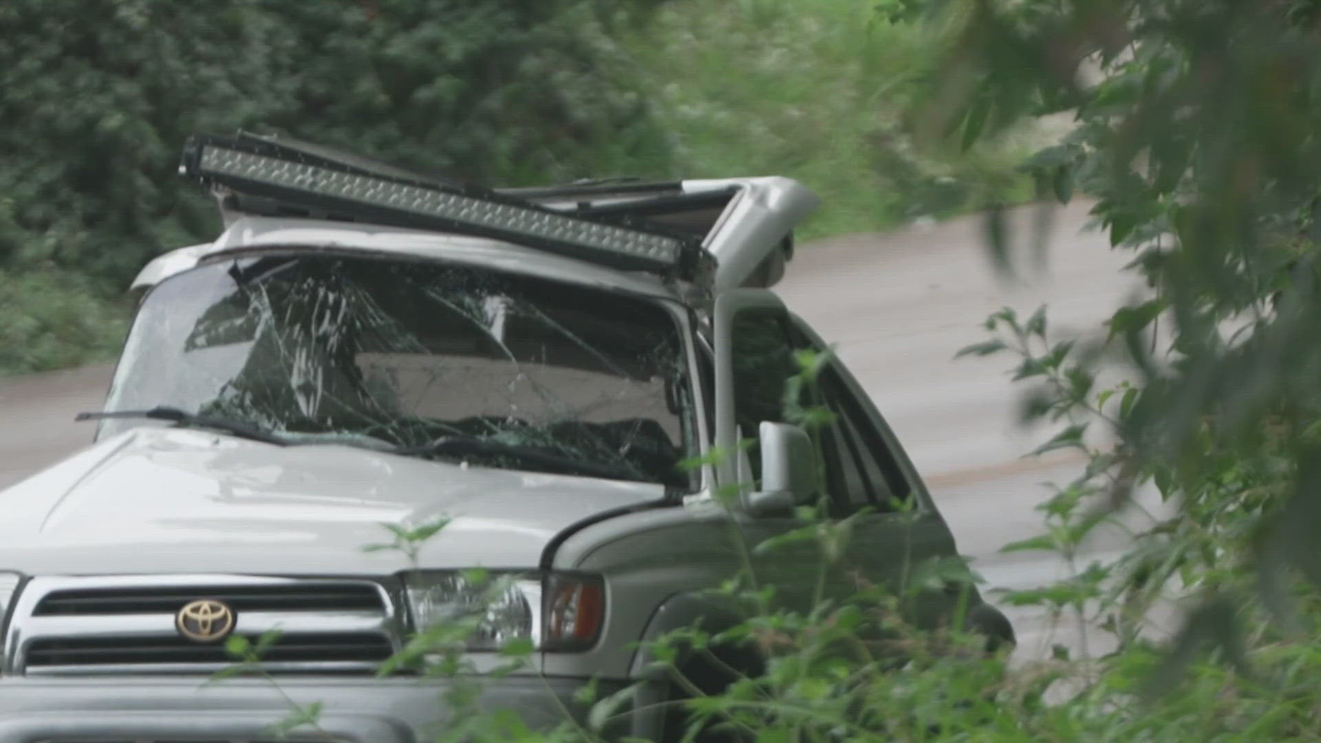 One adult and two children were killed in the crash, and three others were taken to the hospital, officials say.