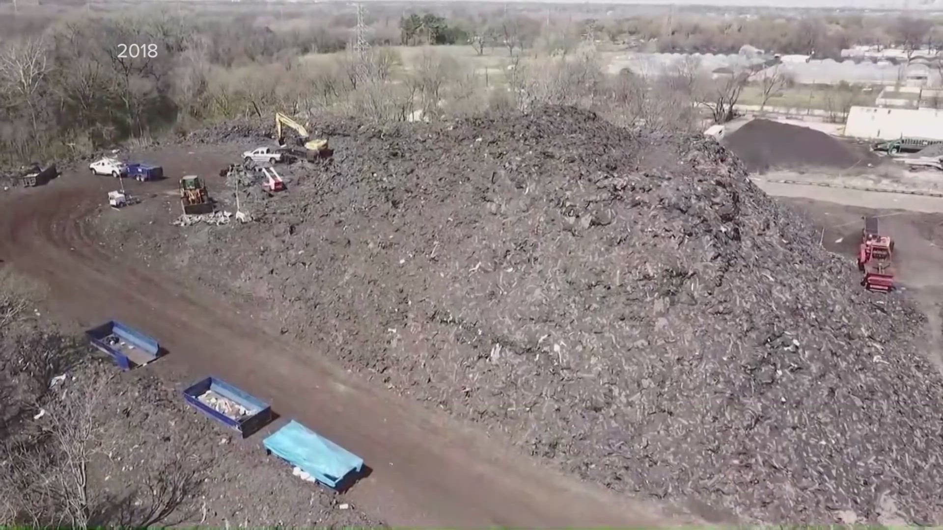 Monday, the city of Dallas began taking away soil from the former "Blue Star" recycling site.