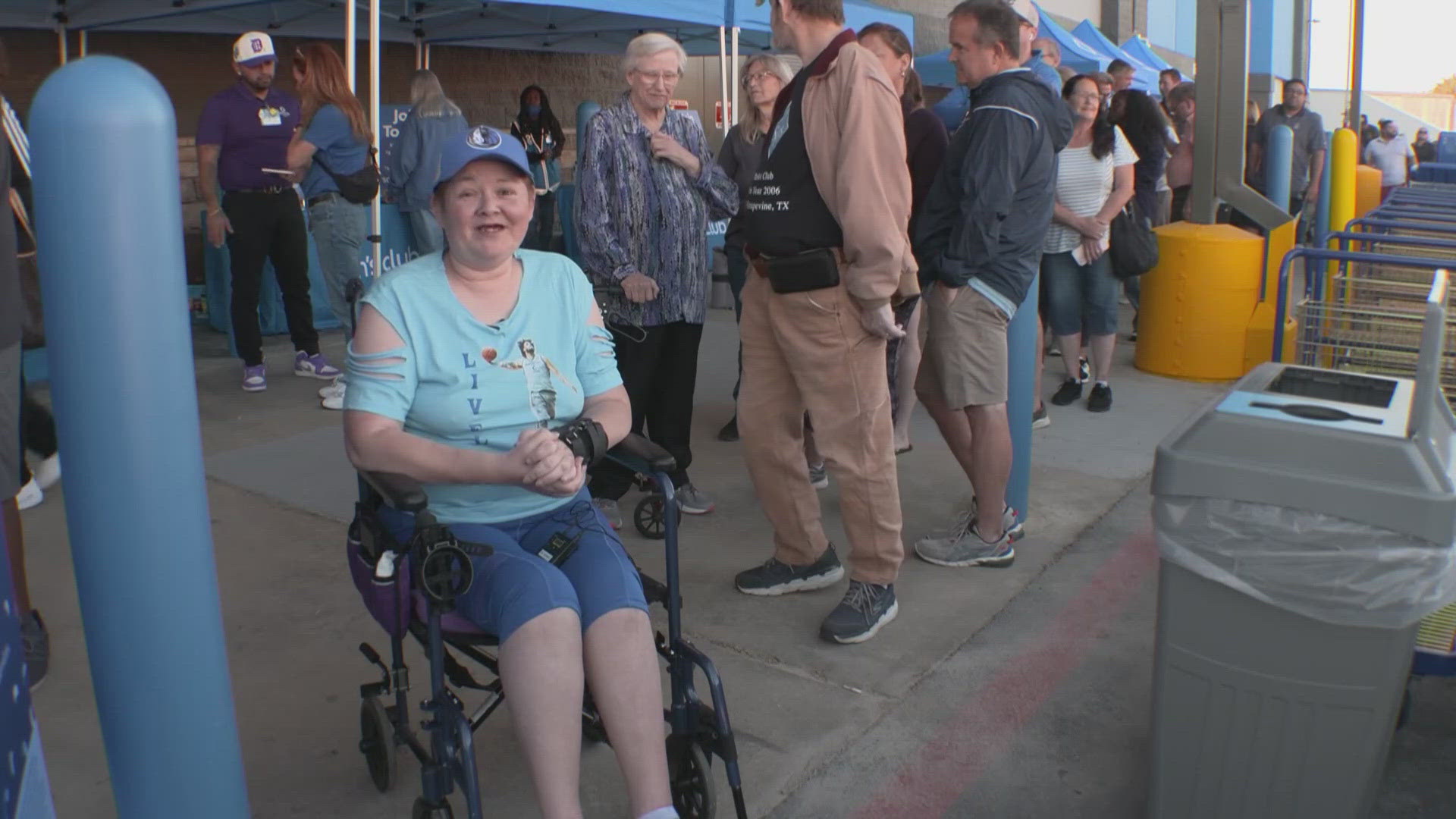 The Sam’s Club in Grapevine, which was damaged by a tornado in 2022, is reopening this week and it will be the first to use new “scan and go” technology.