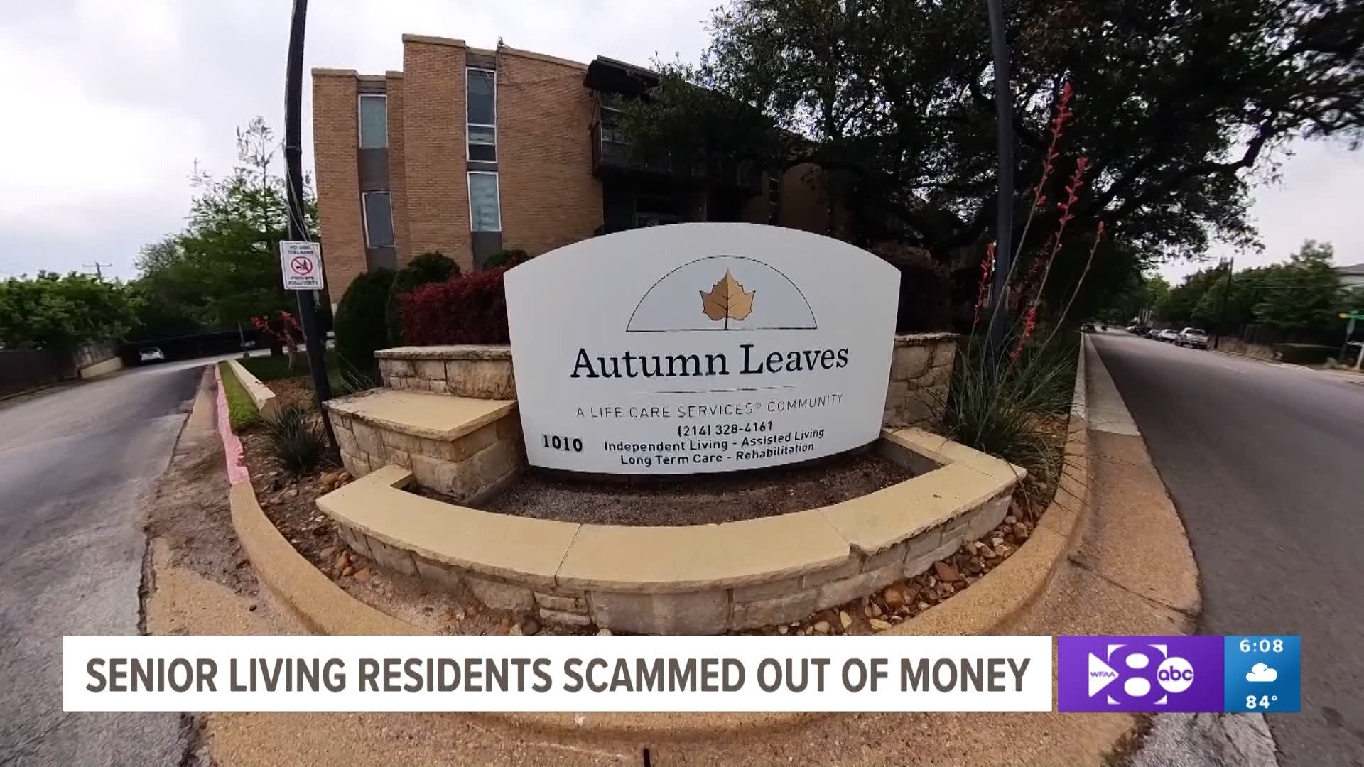 The Autumn Leaves facility near White Rock Lake said it was "shocked and outraged" by the allegation.